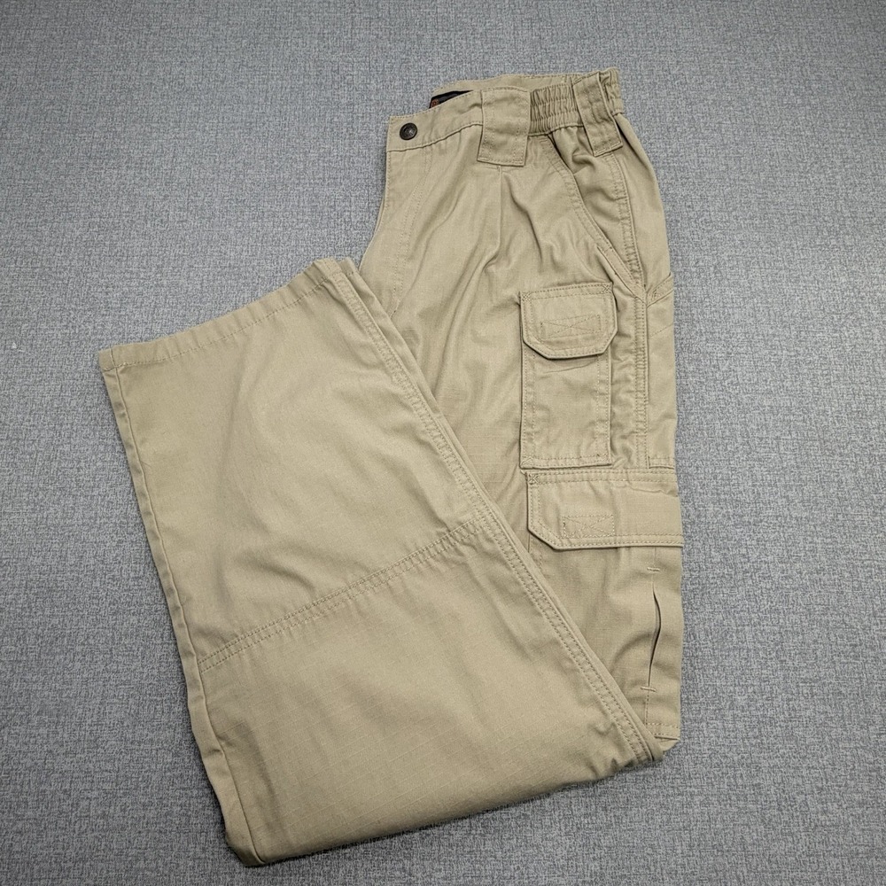 5.11 Tactical Cargo Pants Khaki Ripstop Mens 32x30 Actual 30x29.